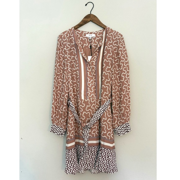 NWT Reiss Georgie Mixed Print Mini Dress - Picture 4 of 7